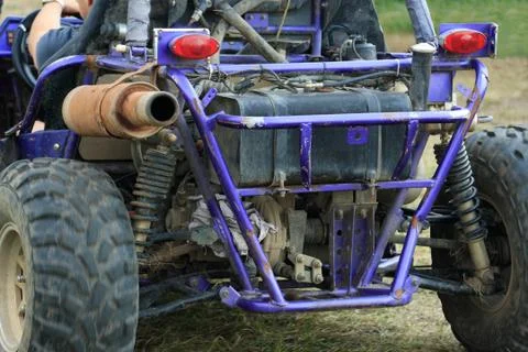 Rear of buggy car Stock Photos