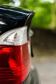 The rear of the car Stock Photos