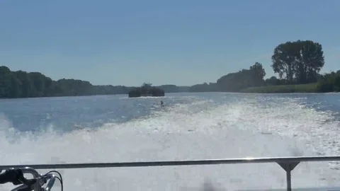 Rear Deck View of Cruising Ship Video stock 69272148