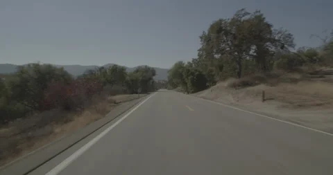 Rear driving plate - Highway 180 at Mile 97, Dunlap Vídeo Stock 295208465
