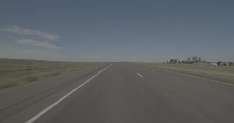 Rear driving plate - Highway 80 at Mile 380 Burns Vídeo Stock 289879503