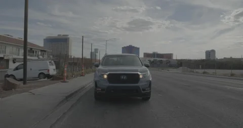 Rear driving plate - Spring Mountain Road at Polaris Avenue, Las Vegas Stockbeeldmateriaal 294187814