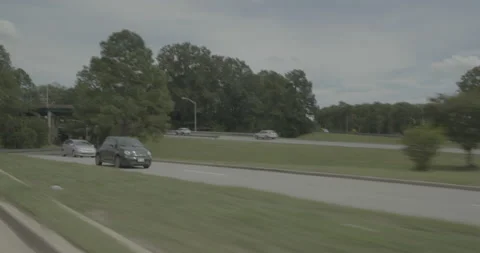 Rear left driving plate - Assembly Street at Gervais Street, Columbia Stock Footage 285086841