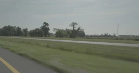 Rear left driving plate - Highway 95 at Dew Road, McDonald Stock Footage 285043672