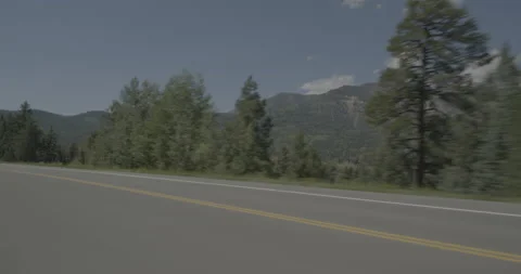 Rear left driving plate - Highway 160 at Mile 158 Mineral County Vídeos de archivo 288735313