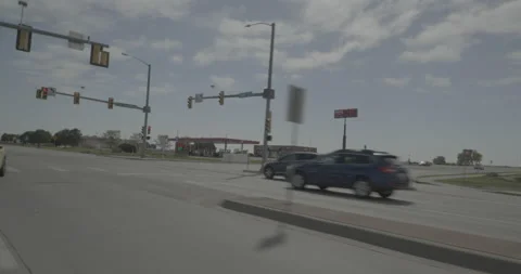 Rear left driving plate - Highway 25 at Highway 52 Weld County Stockbeeldmateriaal 289558224