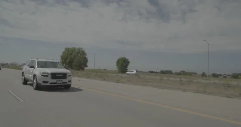 Rear left driving plate - Highway 25 Northbound at Weld County Видео 289569817