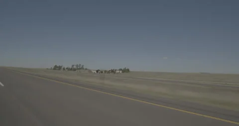 Rear left driving plate - Highway 80 at Mile 380 Burns Stockbeeldmateriaal 289879509
