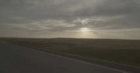 Rear left driving plate - Highway 73 at Mile 68 Kadoka Vídeo Stock 290159369