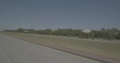 Rear left driving plate - Highway 90 at Mile 329 Mitchell Vídeo Stock 290809860