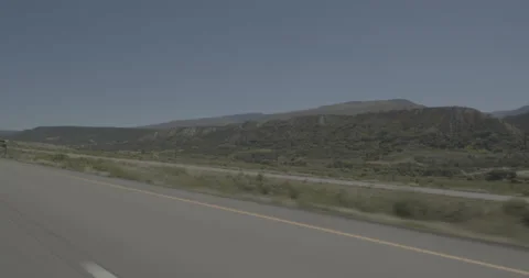 Rear left driving plate - Highway 70 at Mile 78 Parachute 動画素材 291861947