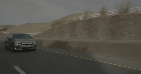 Rear left driving plate - Highway 12 at Miners Trail, Middleton Stock Footage 293100124