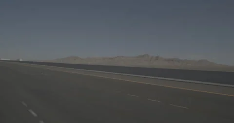 Rear left driving plate - Highway 15 at Mile 11, Jean Vídeo Stock 294548543