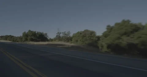 Rear left driving plate - Highway 46 at Mile 11, Cambria Vídeo Stock 294945306
