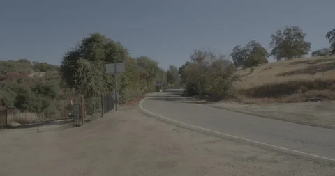Rear left driving plate - Highway 245 at Mile 30, Tulare County Stock-Footage 295227642