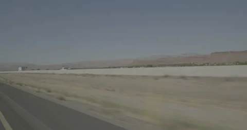 Rear left driving plate - I-15 at Brigham Road St. George Stock Footage 288361409