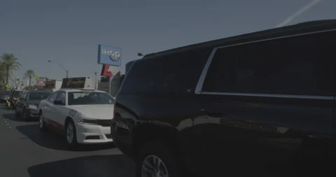 Rear left driving plate - Las Vegas Boulevard at East St Louis Avenue, Las Vegas Видео 293934208