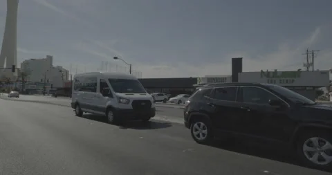 Rear left driving plate - Las Vegas Boulevard at East Wyoming Avenue, Las Vegas Stockbeeldmateriaal 293947789
