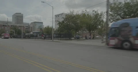 Rear left driving plate - Sumter Street at Pendleton, Columbia Video stock 285076356