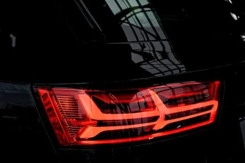 Rear light of a car Stock Photos