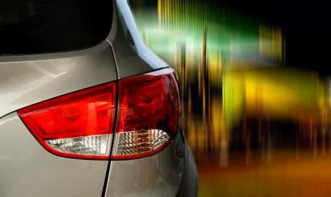 Rear light of a car Fotos Stock