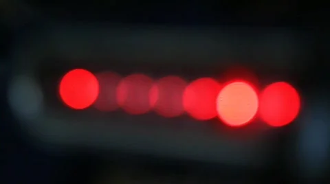 Rear Light Focus Stock Footage 565025