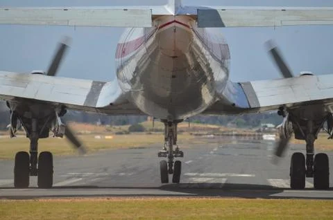 Rear of Lockheed Constellation Stock Photos