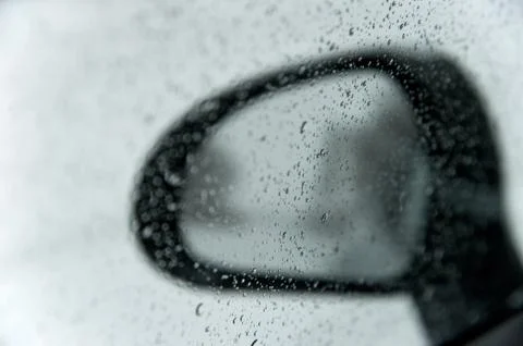 Rear mirror Foto stock