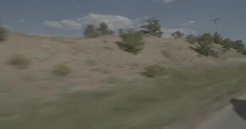 Rear right driving plate - Highway 285 at Mile 137 Nathrop Stockbeeldmateriaal 288922047