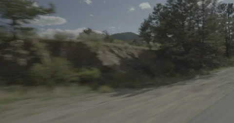 Rear right driving plate - Highway 24 at Mile 220 Cheffee County Vídeo Stock 288941599