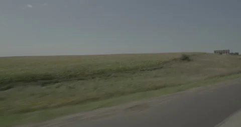 Rear right driving plate - Highway 90 at Mile 394 Sioux Falls Vídeo Stock 290867749