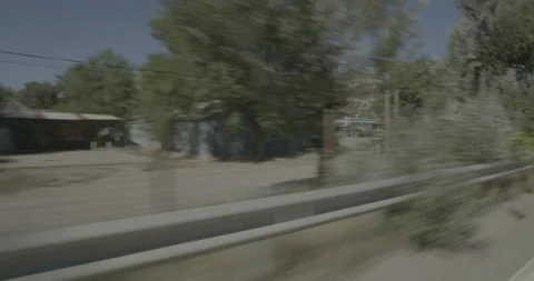 Rear right driving plate - Highway 70 at Mile 74 Parachute Video stock 291865853