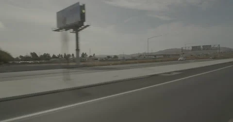Rear right driving plate - Highway 80 at Highway 12, Cordelia Stock Footage 293100849