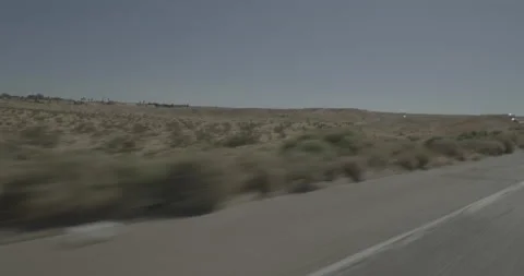 Rear right driving plate - Highway 15 at Highway 58, Barstow Vídeo Stock 293782958