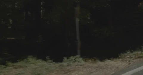 Rear right driving plate - Highway 245 at Mile 3, Pinehurst Vídeo Stock 295216976