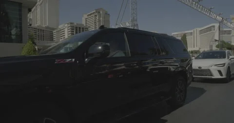Rear right driving plate - Las Vegas Boulevard at West Flamingo Road, Las Vegas Stockbeeldmateriaal 293936712