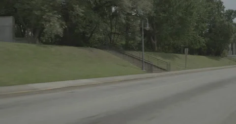 Rear right driving plate - Pendleton Street at Bull, Columbia Stock Footage 285084536