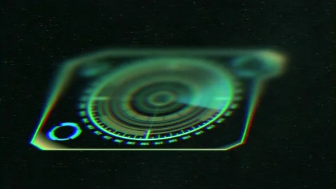 Rear sight within a frame moving on a night sky background. Stock Footage 131168429