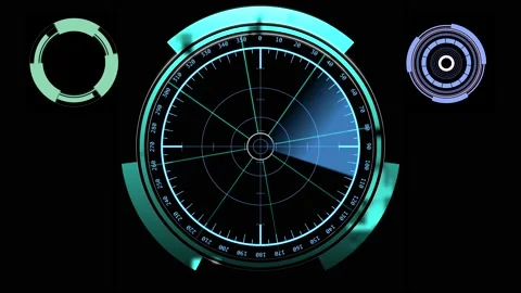 Rear sights producing light on the black background. Stock Footage 131167665