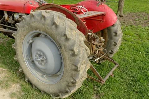 Rear of tractor Stock Photos