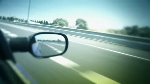 Rear view and motion Stock Footage 7728015