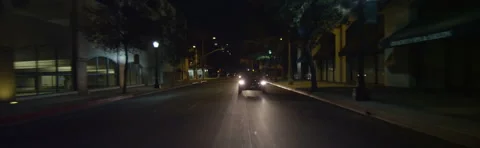 Rear view of a Driving Plate: Car travels on Hudson Avenue in Pasadena, Stock Footage 59334849