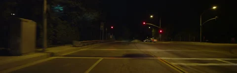 Rear view of a Driving Plate: Car travels east on West Colorado Boulevard in Stock Footage 59335435