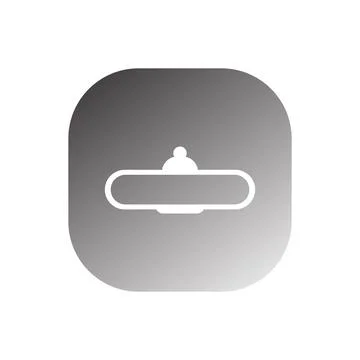 Rear view icon vector Stock Illustration