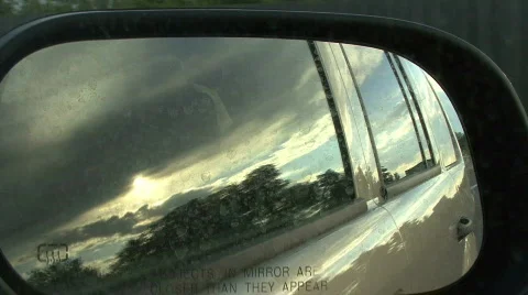 Rear View Mirror  Stock Footage 263894