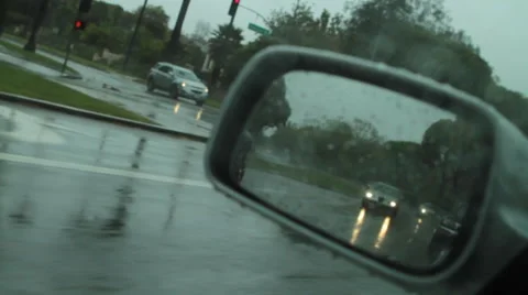 Rear view mirror Stock Footage 46806518