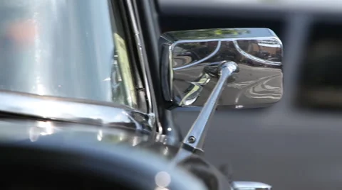 Rear view mirror Stock Footage 46809498