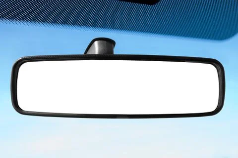 Rear view mirror Stock Photos