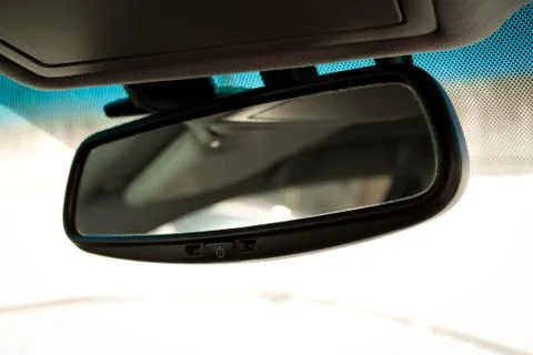 Rear view mirror Stock Photos
