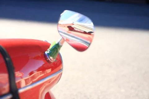 Rear view mirror Stock Photos